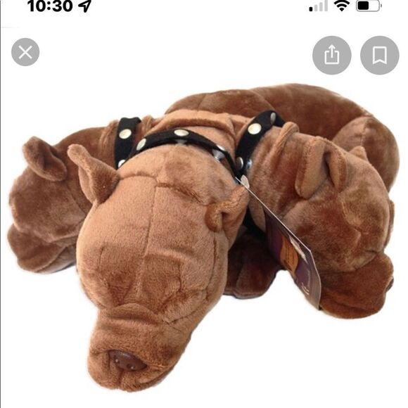 Harry Potter collectible Fluffy 3 headed Cerberus plush figure - Picture 2 of 12